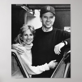 ジョーバイデン氏・ジル・バイデン氏古写真 ポスター