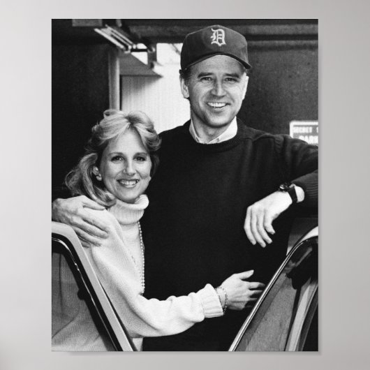 ジョーバイデン氏・ジル・バイデン氏古写真 ポスター (正面)