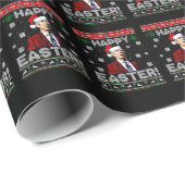 ジョーバイデン氏「ハッピーイースター」クリスマスラッピング紙 ラッピングペーパー (ロールコーナー)