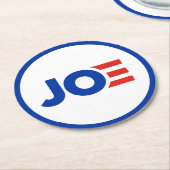 ジョーバイデン氏 ラウンドペーパーコースター (アングル)