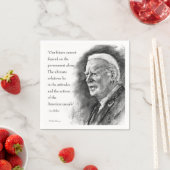 ジョーバイデン氏&引用文 スタンダードカクテルナプキン (インサイチュ)