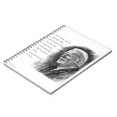 ジョーバイデン氏&引用文 ノートブック (左側)