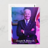ジョーバイデン氏、統一された州上院議員、第46回POTUS ポストカード (正面/裏面)