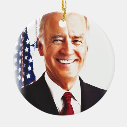 ジョーバイデン氏-for USA社長2016 セラミックオーナメント (正面)