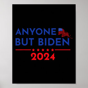 ジョーバイデン氏Anyone Butバイデン氏2024トランプ1 ポスター