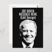 ジョーパーソナライズされたバイデン氏 ポストカード (正面/裏面)