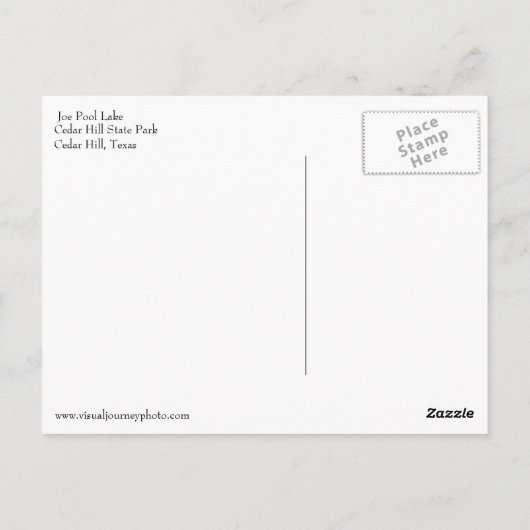 ジョープールレイクはがき ポストカード (裏面)