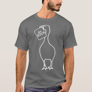 ジョーミニマルの看板を盗んだガチョウ Tシャツ