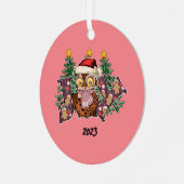 ジョームクロウクリスマス メタルオーナメント (正面左)