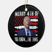ジョーメリーバイデン氏4th知っている…事 セラミックオーナメント (左)