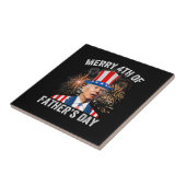 ジョーメリーバイデン氏Jの父の日の第おもしろい4日 タイル (側面)