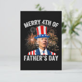 ジョーメリーバイデン氏Jの父の日の第おもしろい4日 招待状 (スタンド正面)