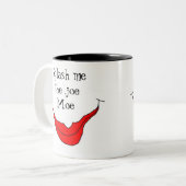 ジョーモーコーヒーマグを私にスプラッシュ ツートーンマグカップ (正面左)