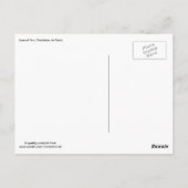 ジョーンオブアークパンテオンデパリヴィンテージ ポストカード (裏面)