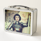 ジョーンオブアーク(アルバートリンチイラストレーション) メタルランチボックス (正面)