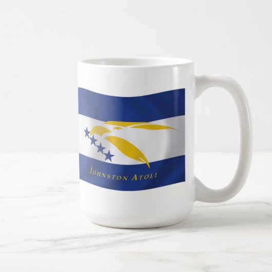 ジョーンストン環礁の旗マグカップ コーヒーマグカップ (右)