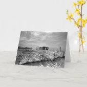 ジョーンズのビーチのロングアイランドニューヨーク カード (黄色い花)