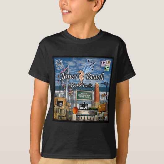 ジョーンズのビーチJPG Tシャツ (正面)