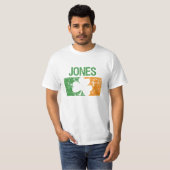 ジョーンズの姓のクローバー Tシャツ (正面フル)