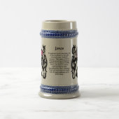 ジョーンズの家紋ステイン ビールジョッキ (中央)