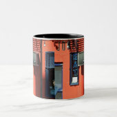 ジョーンズの素晴らしいカフェ、東の村、NYC ツートーンマグカップ (中央)