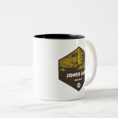 ジョーンズギャップ州パークサウスカロライナ ツートーンマグカップ (正面右)