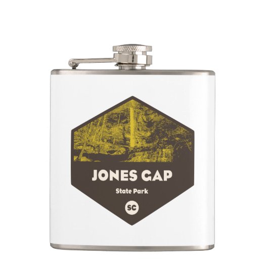 ジョーンズギャップ州パークサウスカロライナ フラスク (正面)