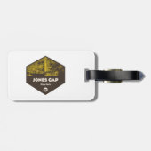 ジョーンズギャップ州パークサウスカロライナ ラゲッジタグ (裏面横)