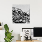 ジョーンズタウン洪水列車事故 ポスター (ホームオフィス)