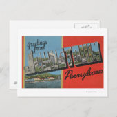 ジョーンズタウン(ペンシルバニア州) – ラージレターのシーン ポストカード (正面/裏面)