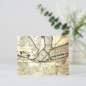 ジョーンズタウンPAヴィンテージの地図 ポストカード (スタンド正面)