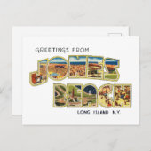 ジョーンズビーチロングアイランドニューヨーク ポストカード (正面/裏面)