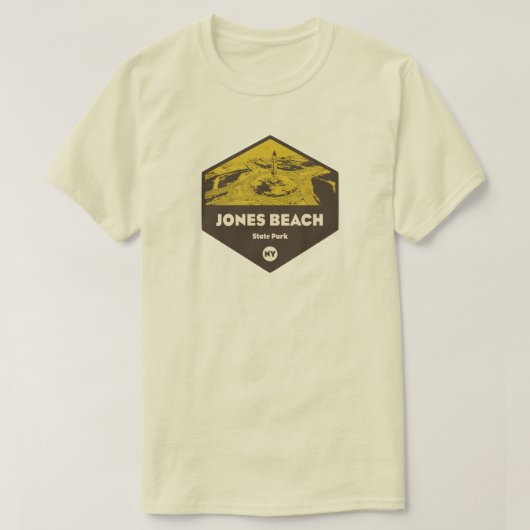 ジョーンズビーチ州立公園 ニューヨーク Tシャツ (デザイン正面)