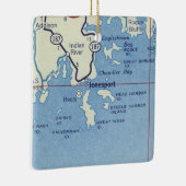 ジョーンズポートメインヴィンテージマップ セラミックオーナメント (右)