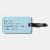 ジョーンズレイクIアットグレイシャナショナルパーク ラゲッジタグ (裏面横)