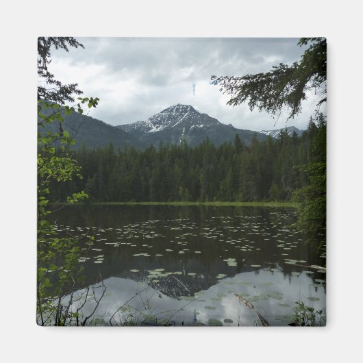 ジョーンズレイクIIアットグレイシャナショナルパーク マグネット (正面)