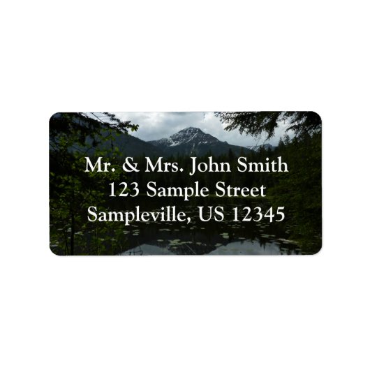 ジョーンズレイクIIアットグレイシャナショナルパーク ラベル (正面)