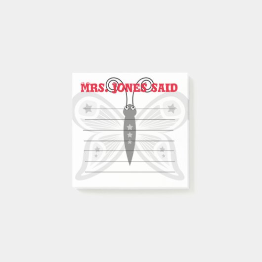 ジョーンズ夫人はポストイットのメモを言った ポストイット (正面)