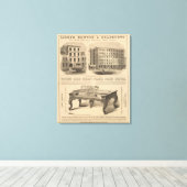 ジョーンズ、ホワイトとマッカーディの歯科用壺 キャンバスプリント (インサイチュ (ウッドフロア))