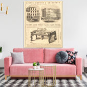 ジョーンズ、ホワイトとマッカーディの歯科用壺 キャンバスプリント (インサイチュ (リビング))