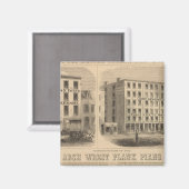 ジョーンズ、ホワイトとマッカーディの歯科用壺 マグネット (正面/裏面)