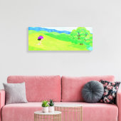 ジョーンランニングキャンバス キャンバスプリント (インサイチュ (リビング))