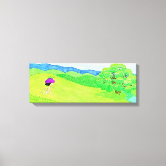 ジョーンランニングキャンバス キャンバスプリント (正面)