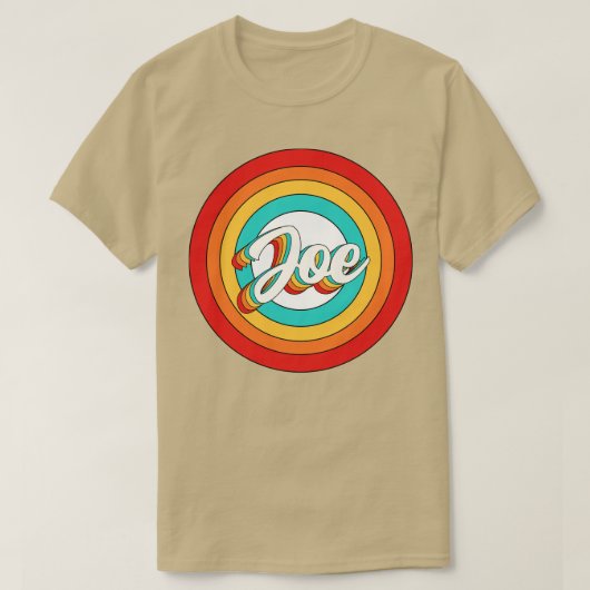 ジョー名シャツヴィンテージジョサークル Tシャツ (デザイン正面)