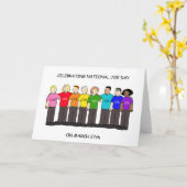 ジョー国民の日、3月27日 カード (黄色い花)