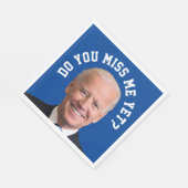 ジョー恋しく思バイデン氏は？ スタンダードランチョンナプキン (角)