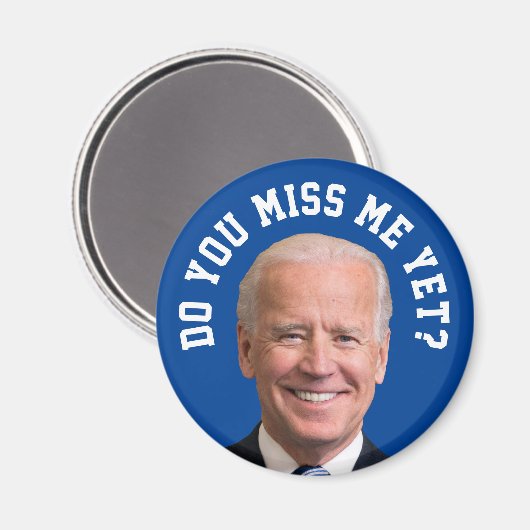 ジョー恋しく思バイデン氏は? マグネット (正面/裏面)