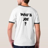 ジョー鉛管工の米国旗-ワイシャツ Tシャツ (裏面)