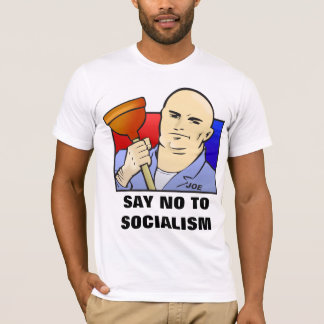 ジョー鉛管工-社会主義を拒否して下さい Tシャツ