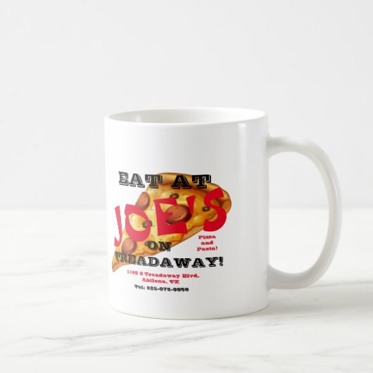 ジョー食べのTシャツで コーヒーマグカップ (右)